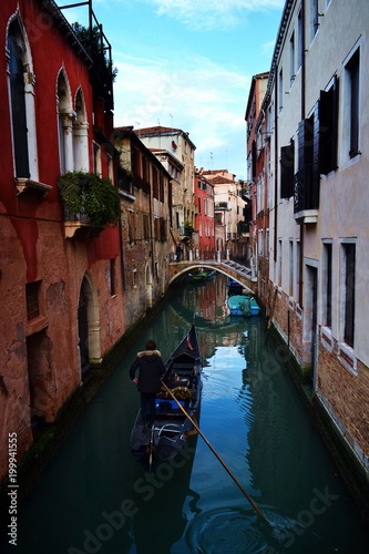 Venice gondola colorful