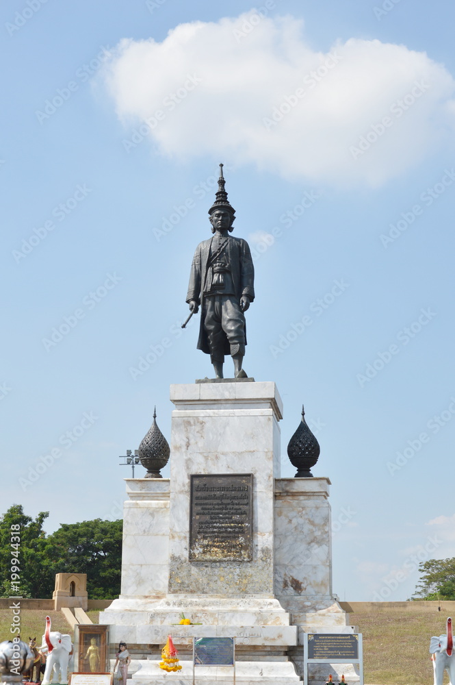 Monument of King Narai the great in Thailand