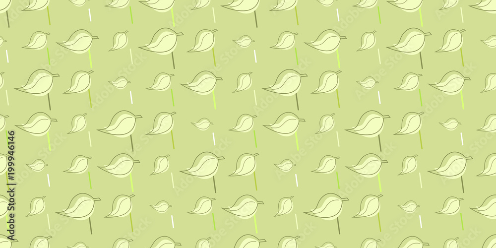 leaves and lines on white seamless background pattern leaves and lines on white seamless background pattern