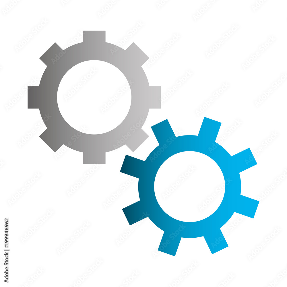 gears machine isolated icon vector illustration design