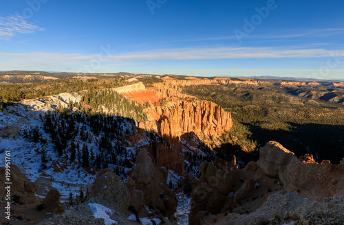 Scenic Bryce Canyon National Park Utah in Winter