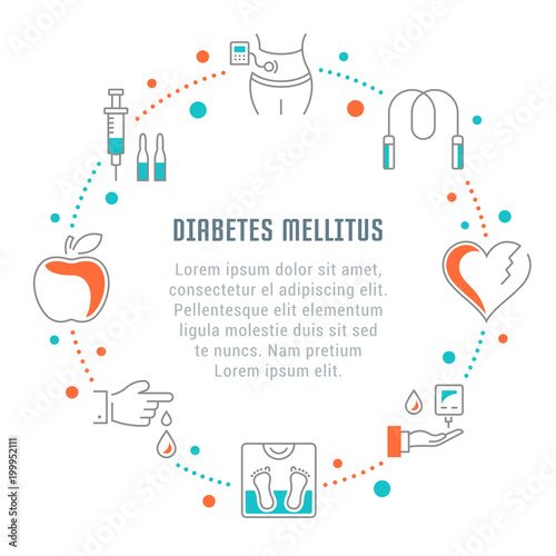 Website Banner and Landing Page of Diabetes Mellitus.