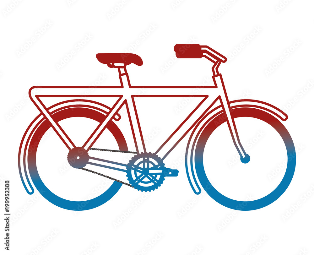 Fototapeta premium old bicycle isolated icon vector illustration design