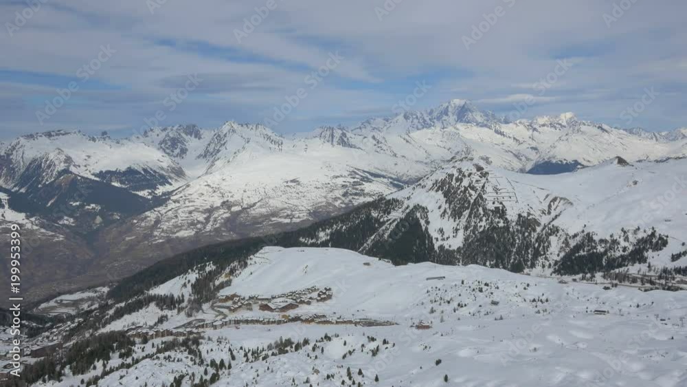 Panoramic view of the Alps Panoramic view of the Alps