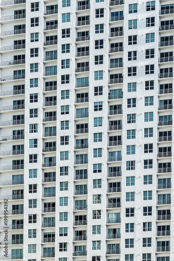 facade of skyscraper