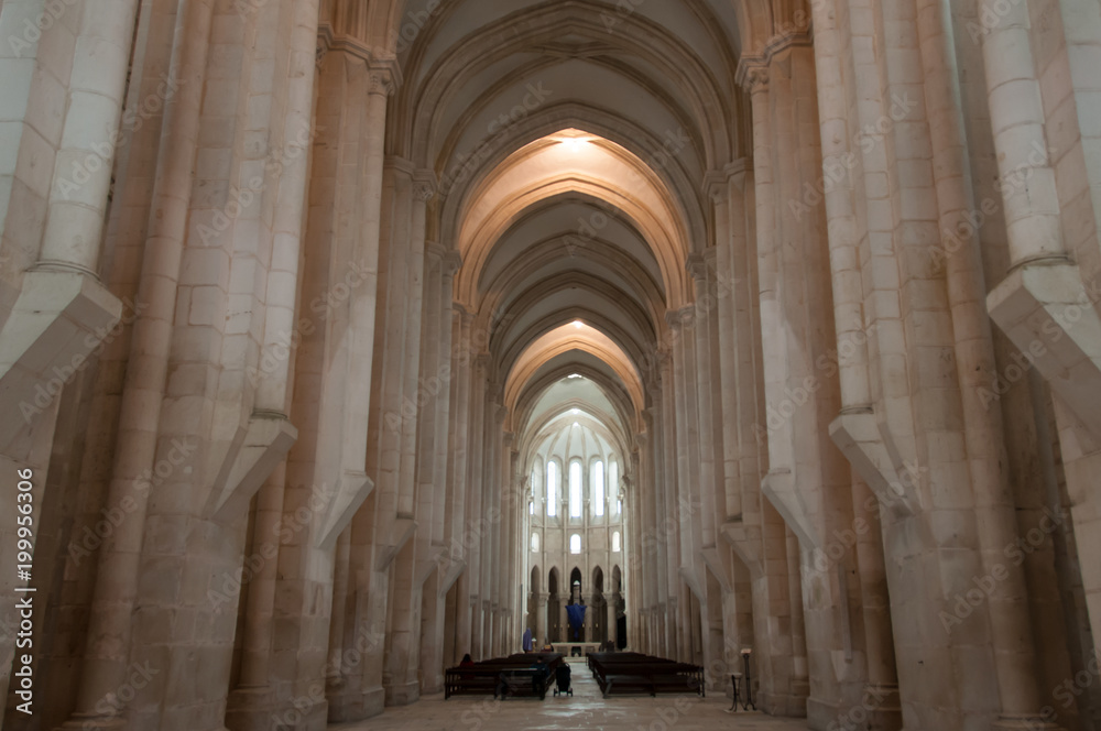 Mosteiro de Alcobaça, em Portugal, classificado como património da humanidade pela Unesco