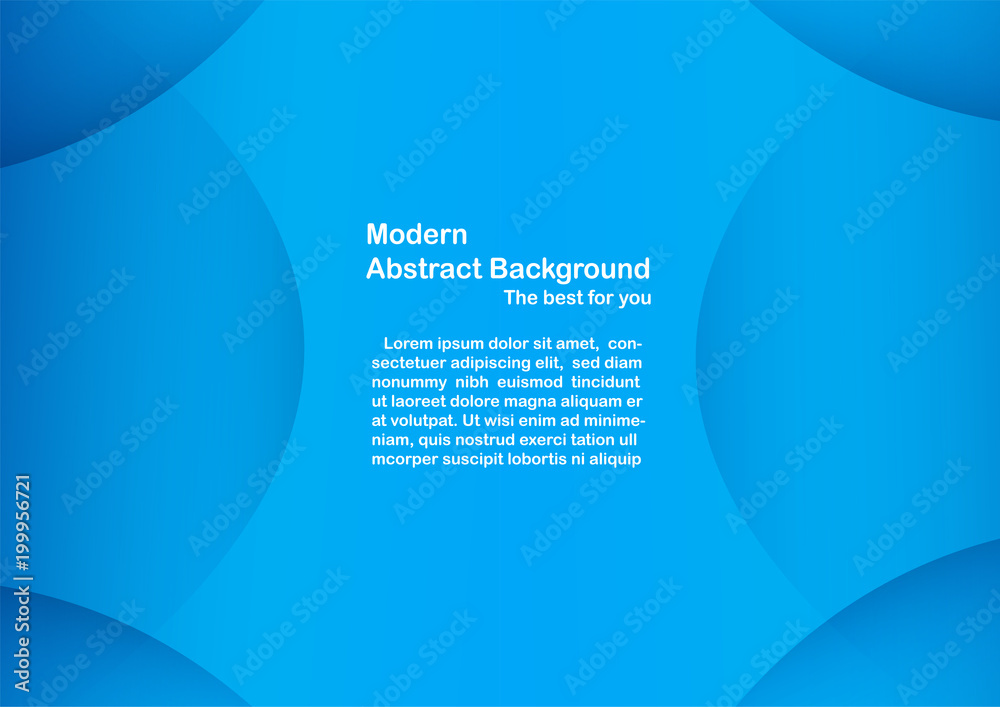 Fototapeta premium Abstract blue background with copy space for white text.