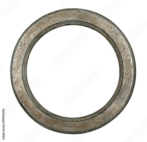 Old oval metal frame