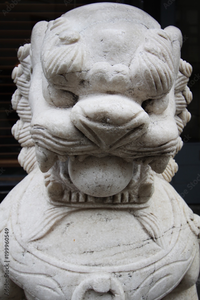 Fototapeta premium Chinese restaurant lion 