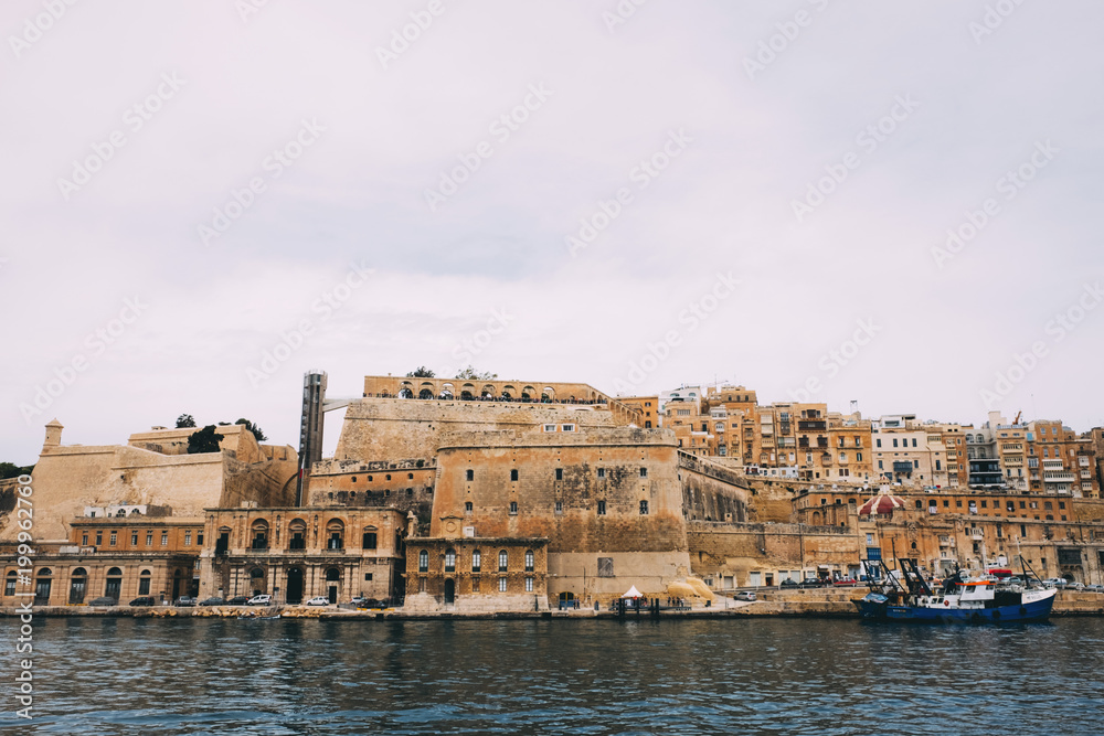 La Valletta, view of the capital of Malta