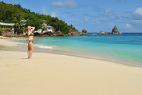 Tropical beach, Seychelles islands