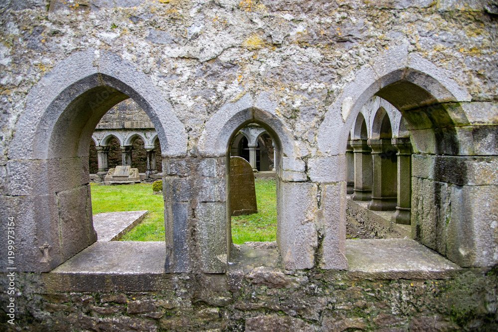 Through the cloisters