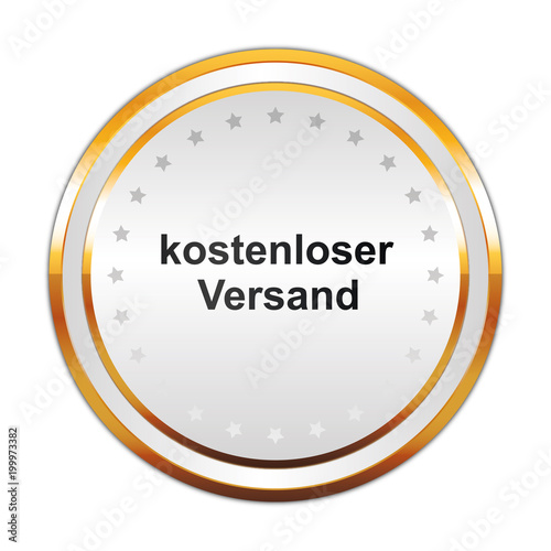 Luxus Button weiß - kostenloser Versand