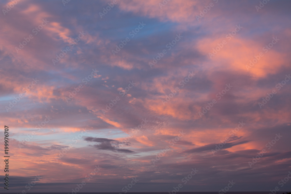 Fototapeta premium Cielo de atardecer 7