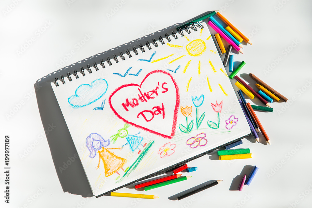 child picture. happy mother day gift, little girl present. child picture. happy mother day gift, little girl present.
