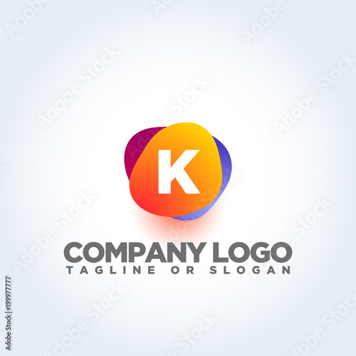 K LETTER LOGO TEMPLATE