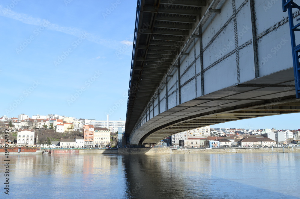 Bridge across Sava river in Belgrade - Branko's bridge # 2