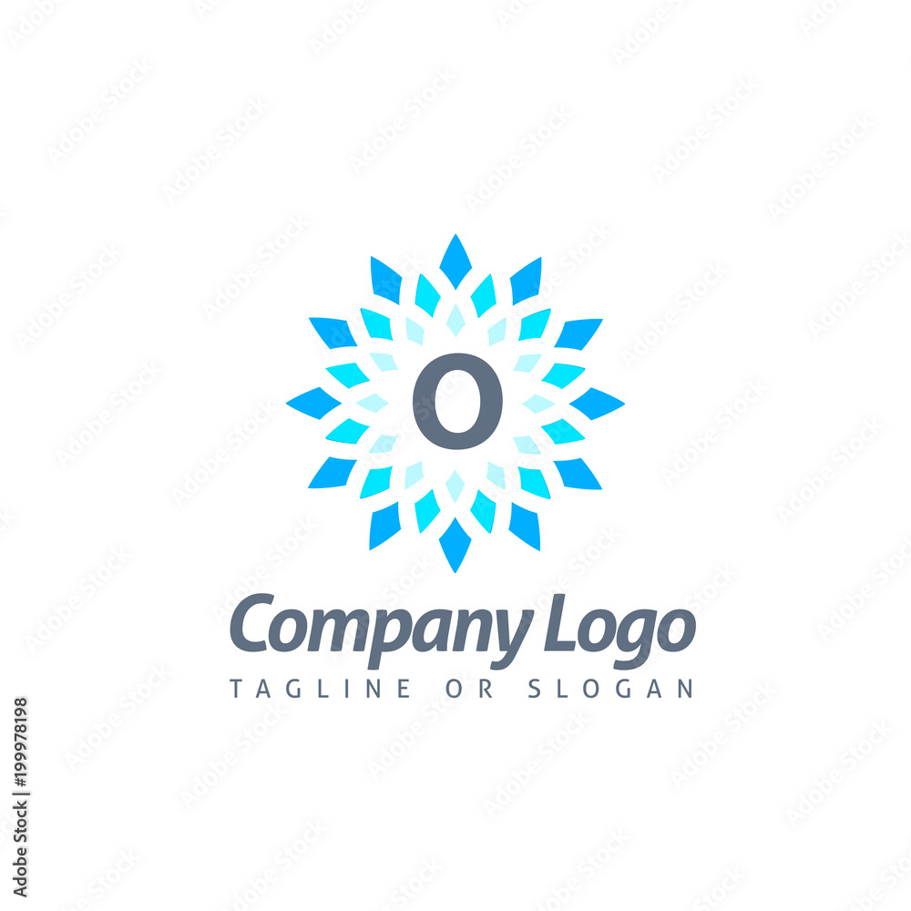 O LETTER LOGO TEMPLATE