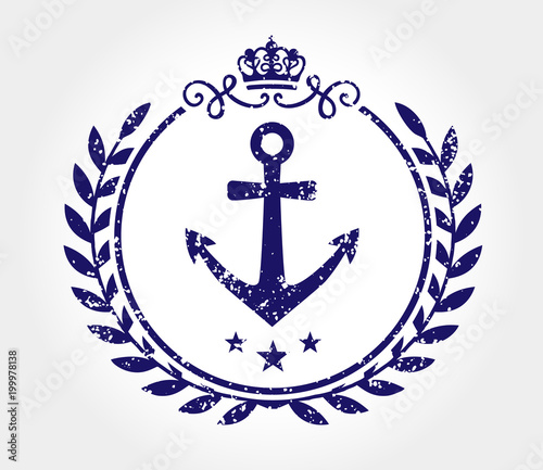 anchor logo vector