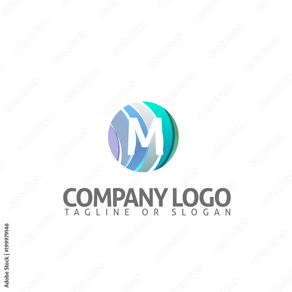 M LETTER LOGO TEMPLATE M LETTER LOGO TEMPLATE