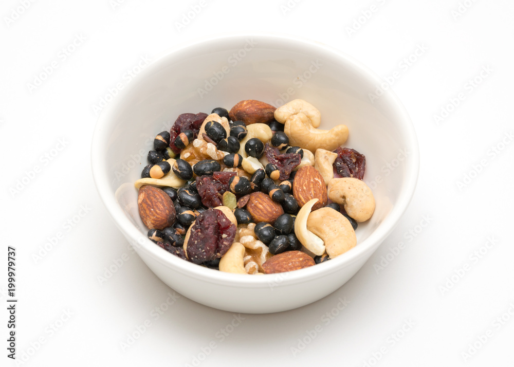Nuts on white background Nuts on white background