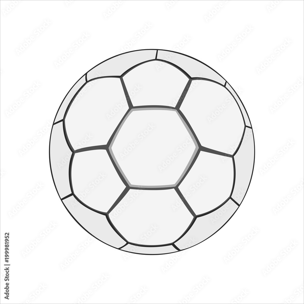 Obraz premium realistic soccer ball