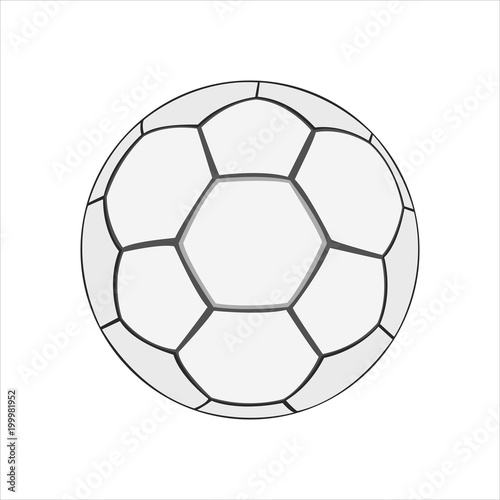 realistic soccer ball © grandnat