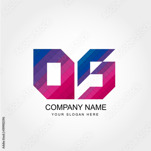 OS Letter Logo Design
