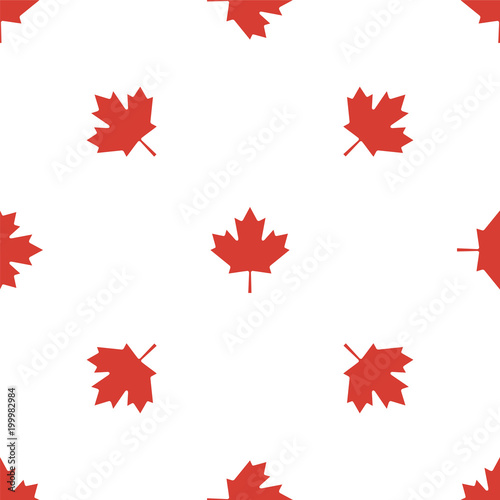 Maple leaf seamless pattern. Vector © smastepanov2012