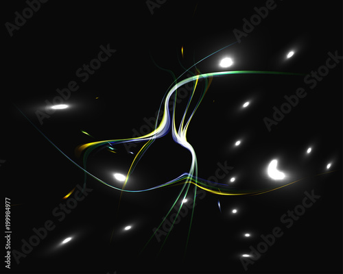 Abstract background composed of simple elements