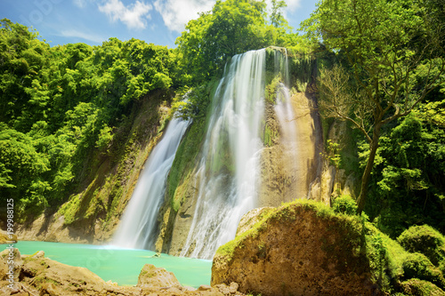Beautiful Cikaso waterfall scenery