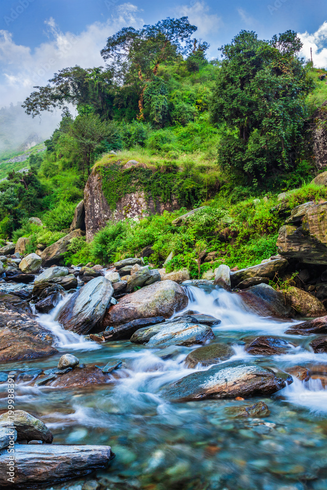 Bhagsu waterfall. Bhagsu, Himachal Pradesh, India Bhagsu waterfall. Bhagsu, Himachal Pradesh, India