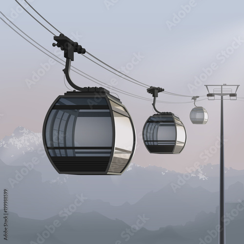 Aerial cable car