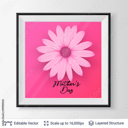 Mother s day greeting card template.