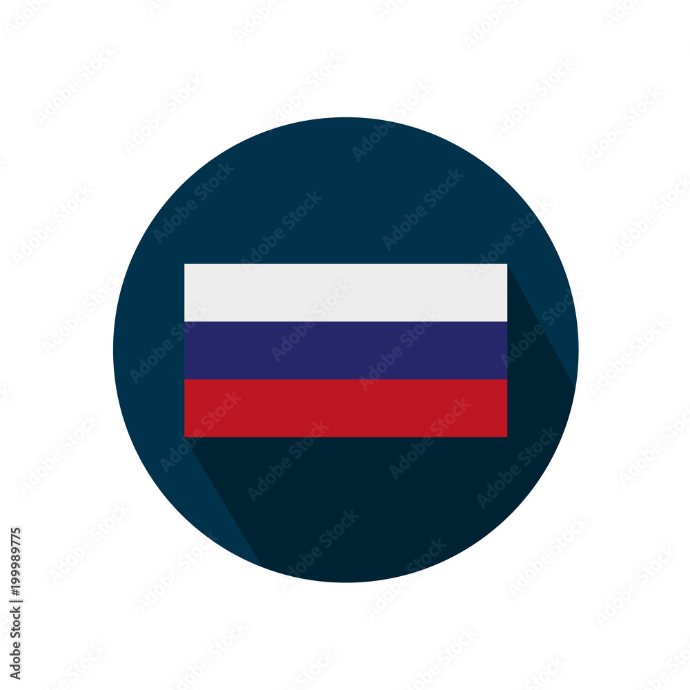 Flag of russia on a white background. Vector illustration. Flag of russia on a white background. Vector illustration.