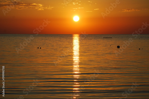 Sonnenuntergang am Meer