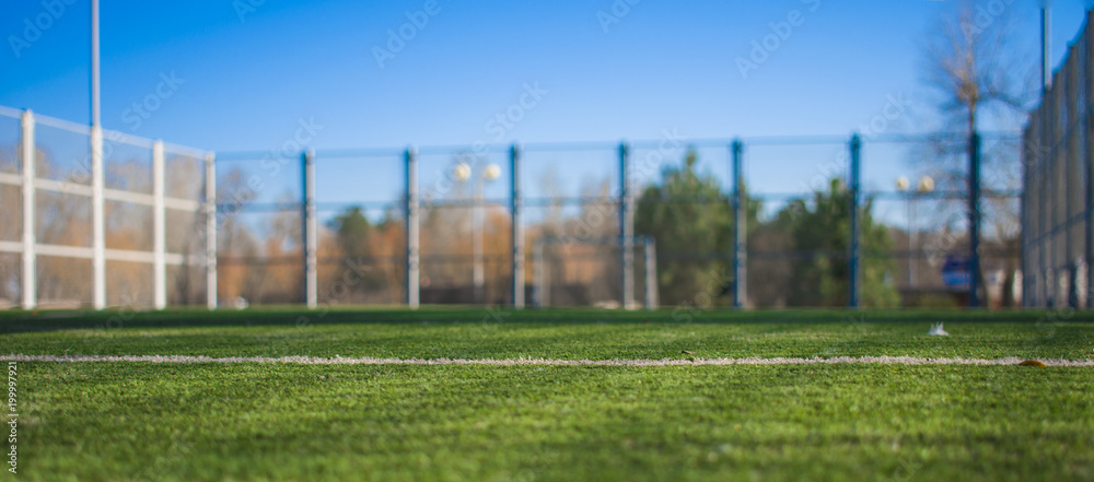football field in the park football field in the park