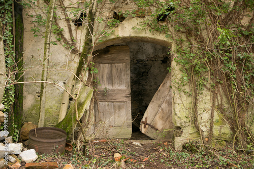 old ruined village photo