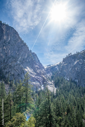 Landscape of Yosemite National Park 