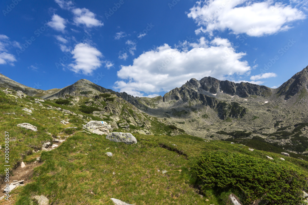 Fototapeta premium Amazing Landscape of Yalovarnika peak, Pirin Mountain, Bulgaria