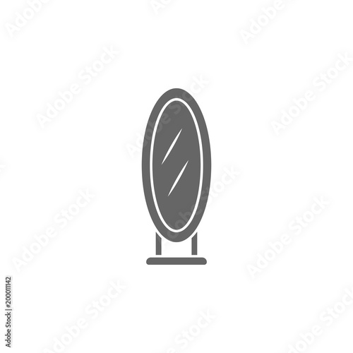 Big mirror icon. Simple element illustration. Big mirror symbol design template. Can be used for web and mobile
