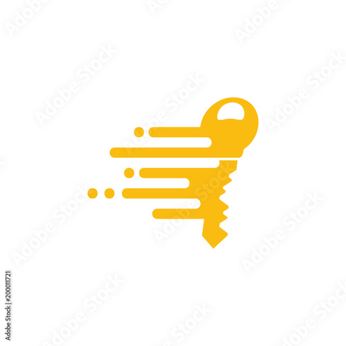 Key Speed Logo Icon Design