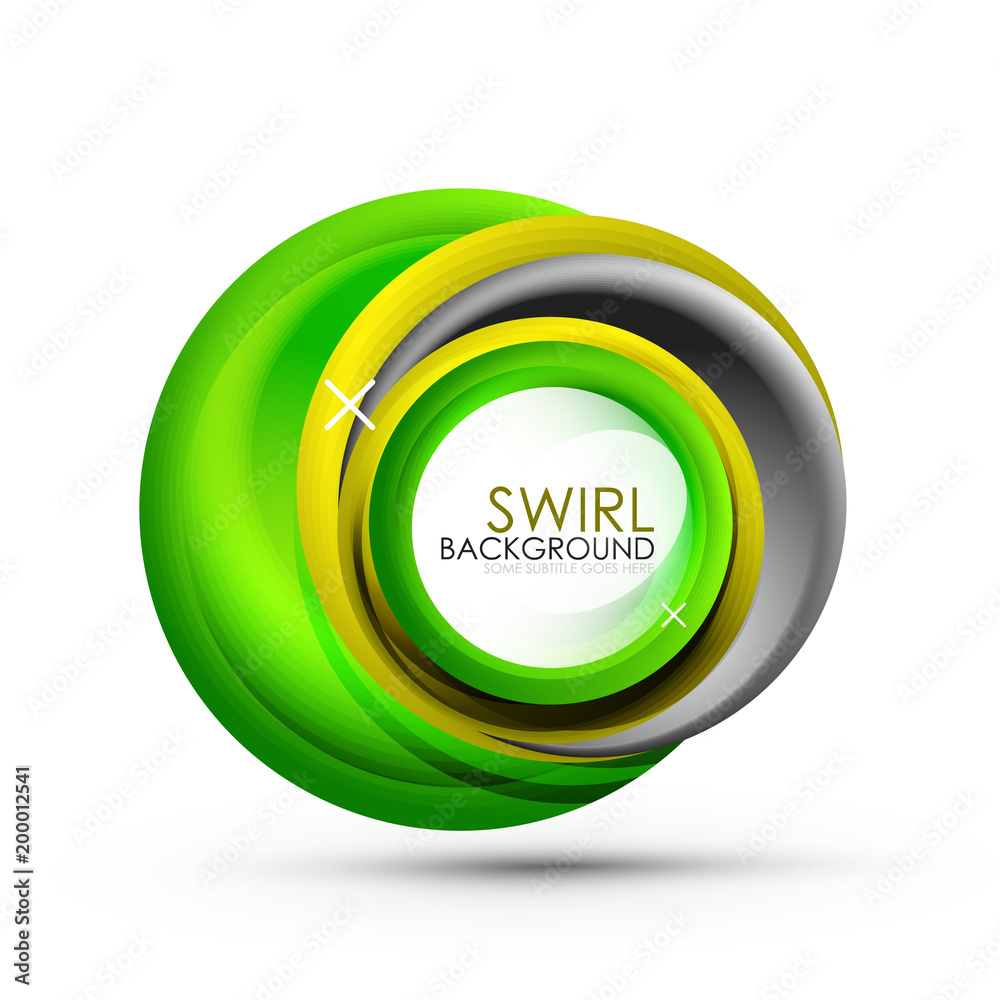 Spiral swirl flowing lines 3d vector abstract background Spiral swirl flowing lines 3d vector abstract background