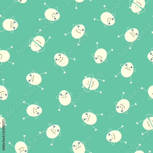 卵のイラストパターン