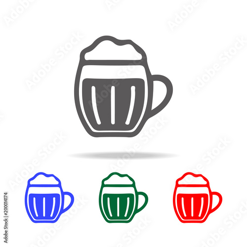 glass of beer Icon. Elements of disco and night life multi colored icons. Premium quality graphic design icon. Simple icon for websites, web design, mobile app, info graphics