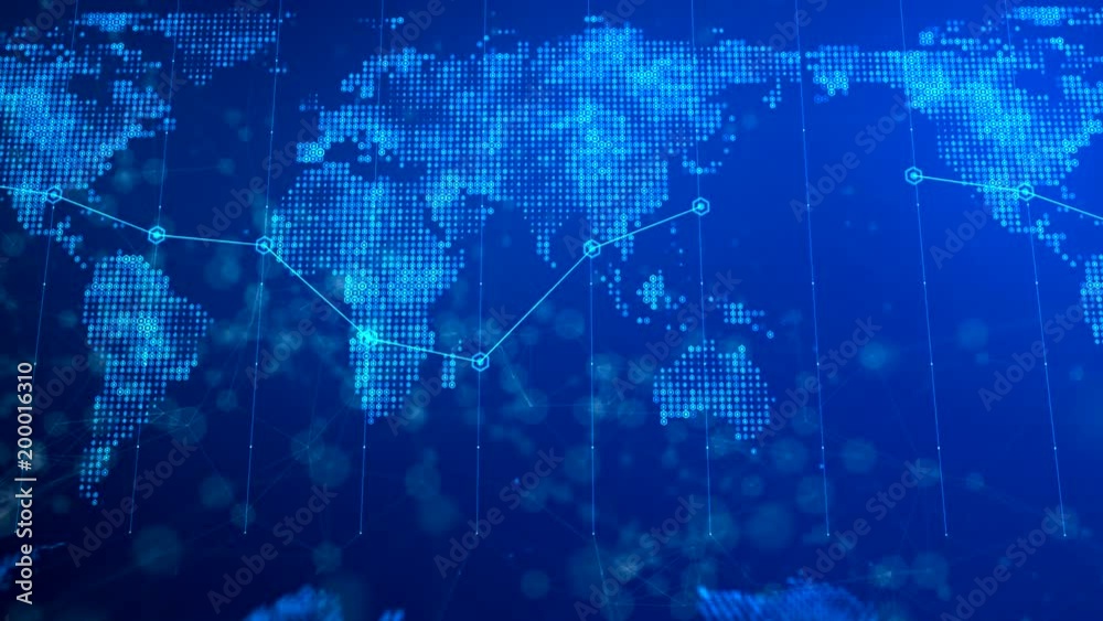 Digital World Map Background 01 Digital World Map Background 01