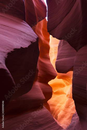 Lower Antelope Canyon whimsical line of nature garmony of underground sandstone art photo