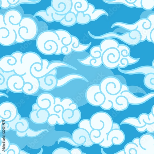 Photography Chinese clouds pattern