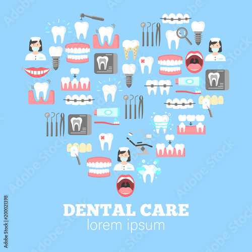 Dental care poster