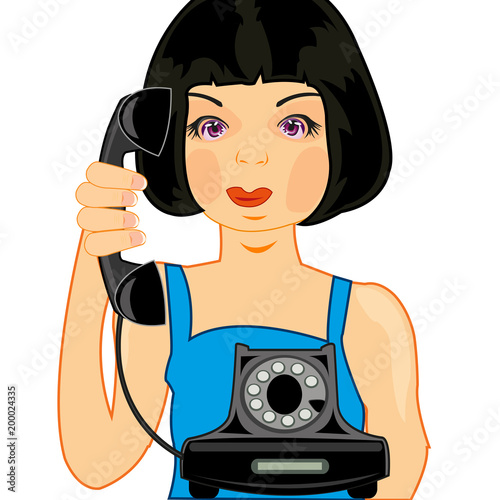 Girl calls up